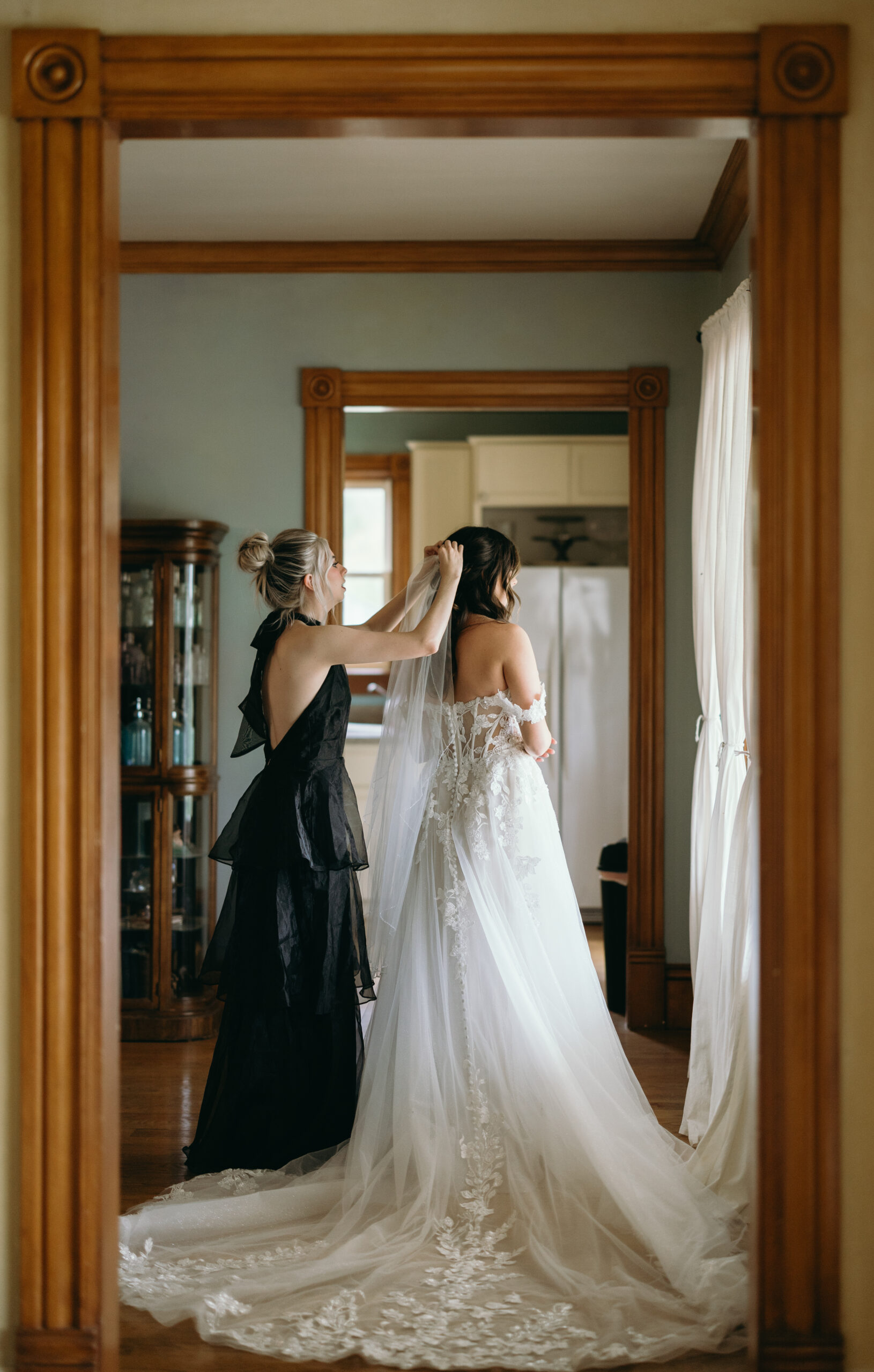 Bride getting ready photo