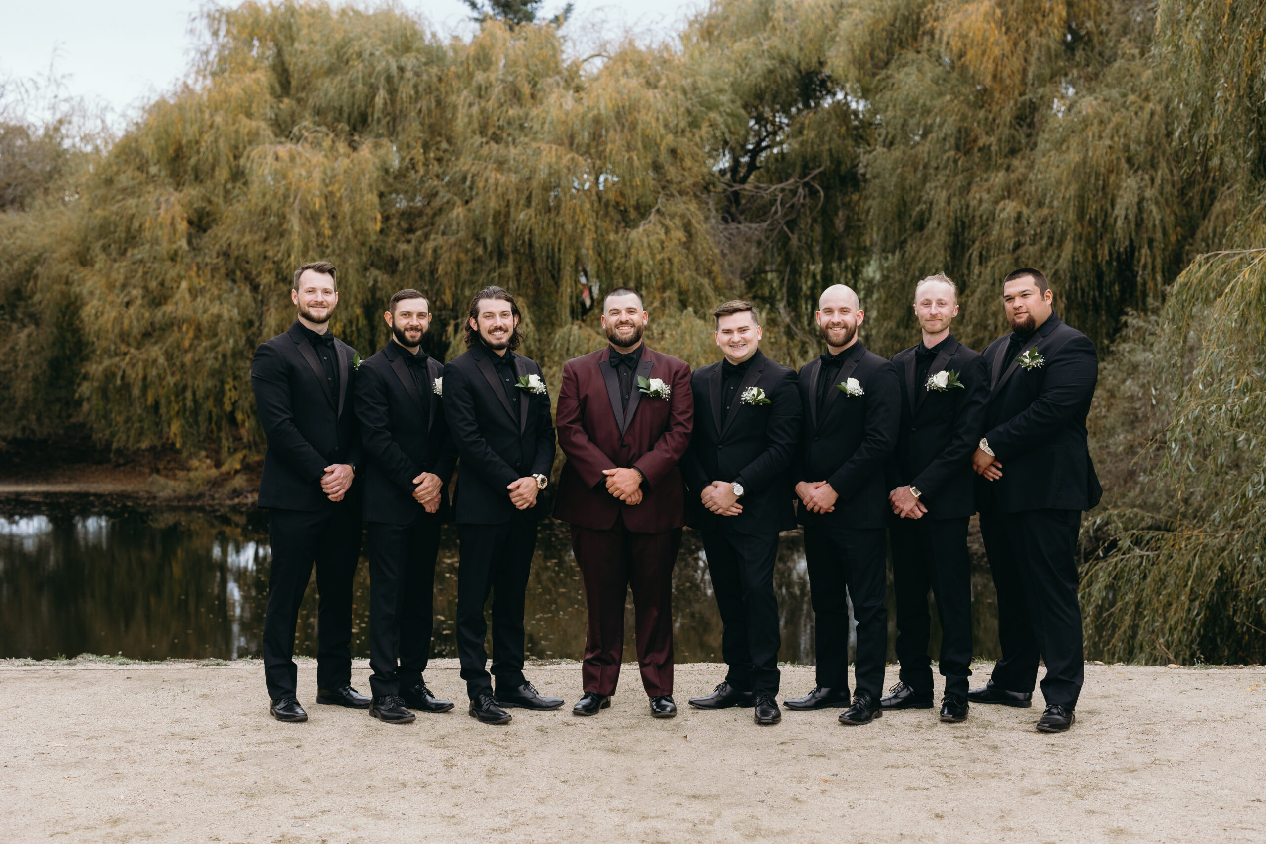 Grooms photos on Wedding day